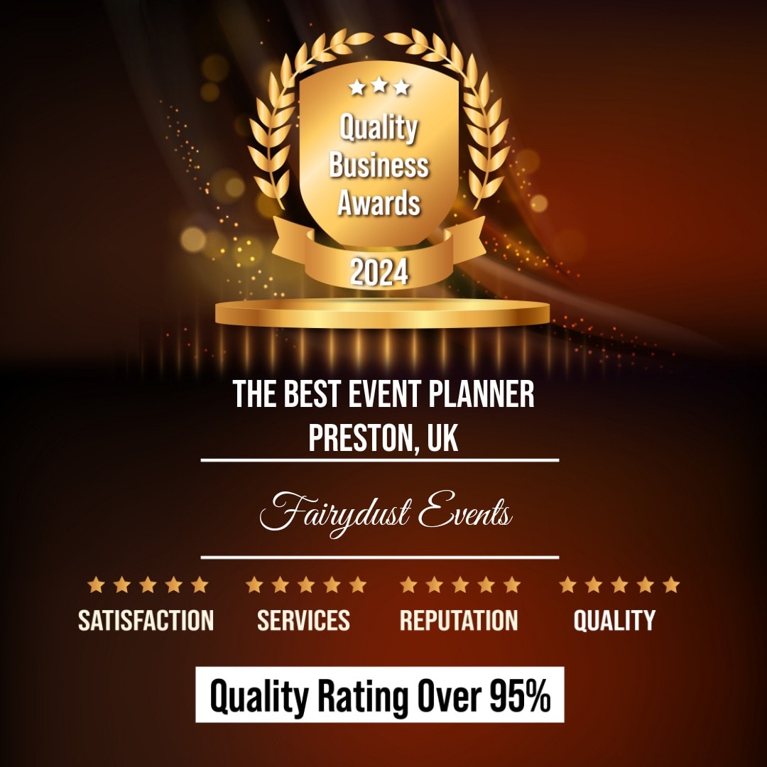 Quality Business Awards 2024 — Best Event Planner Preston